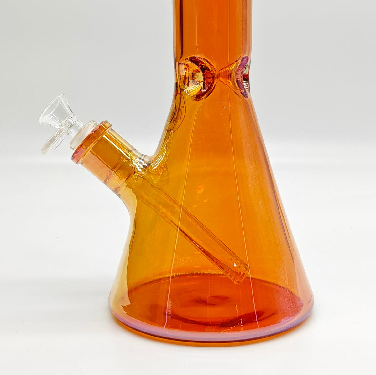 Glass Base of the 24 Inch Massive Sunset Beaker Bong by Fortune Glass