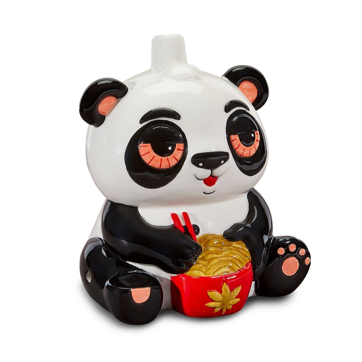 Ceramic Panda Pipe for cannabis