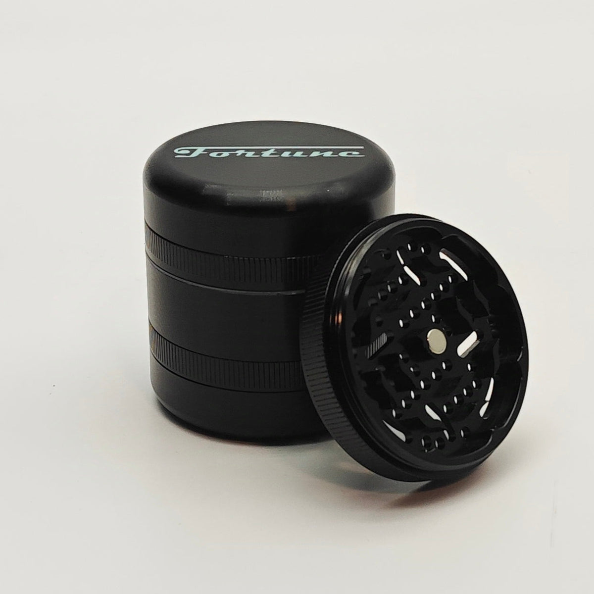 6 Piece Metal Herb Grinder with pollen catcher from Fortune