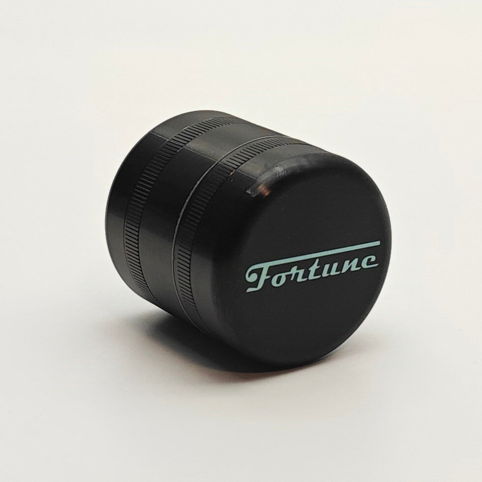 6 Piece Black Metal Herb Grinder from Fortune