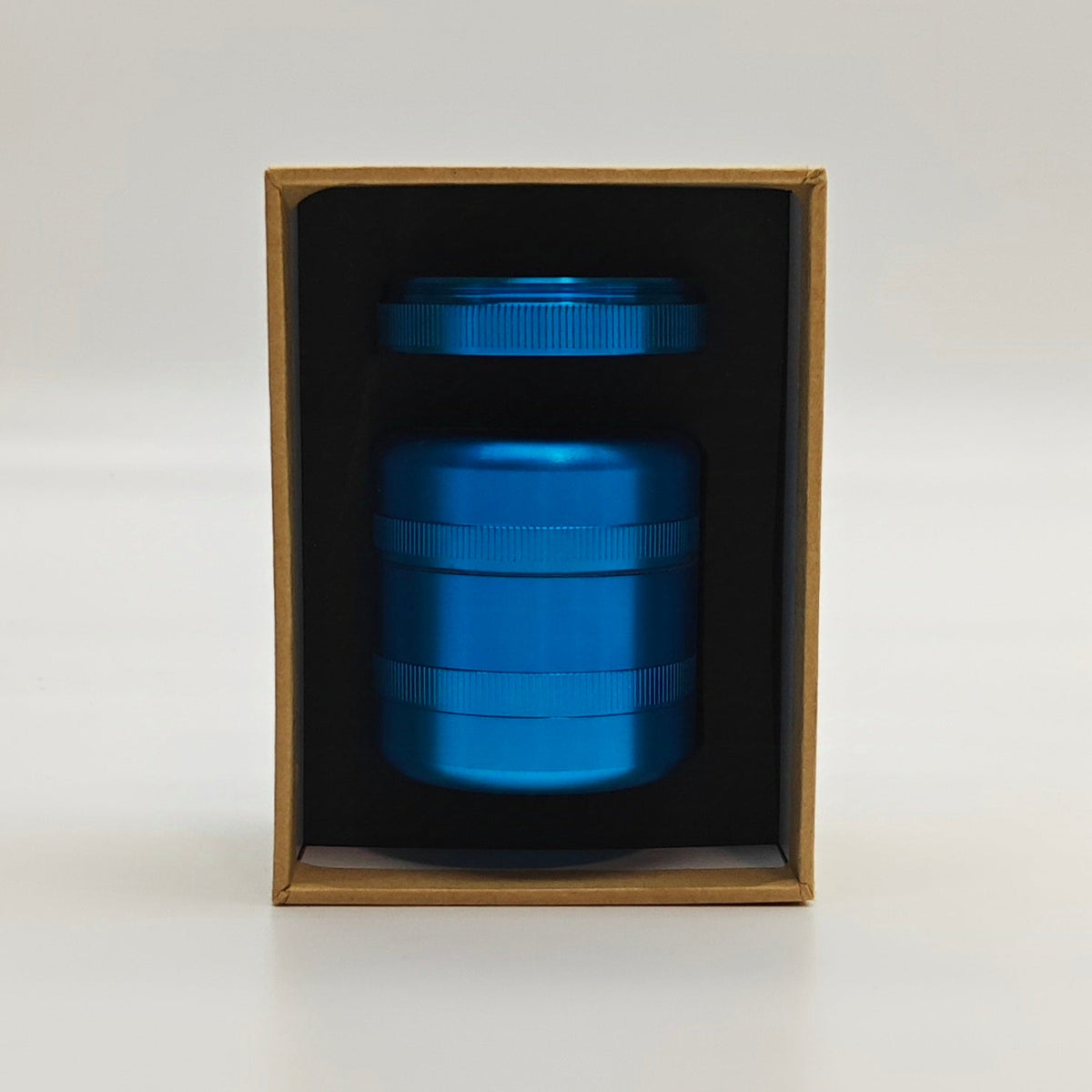 6 Piece Blue Metal Herb Grinder in Gift Box from Fortune