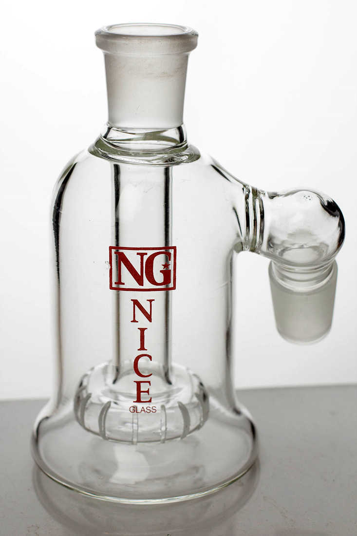 Nice Glass Clear Ash Catcher With Percolator