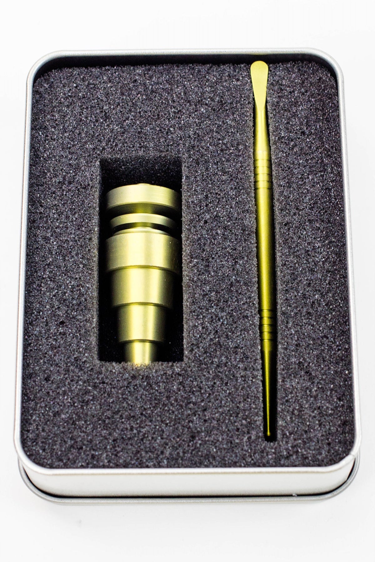 Titanium 6-in-1 Domeless Nail And Dab Tool Kit in Gold