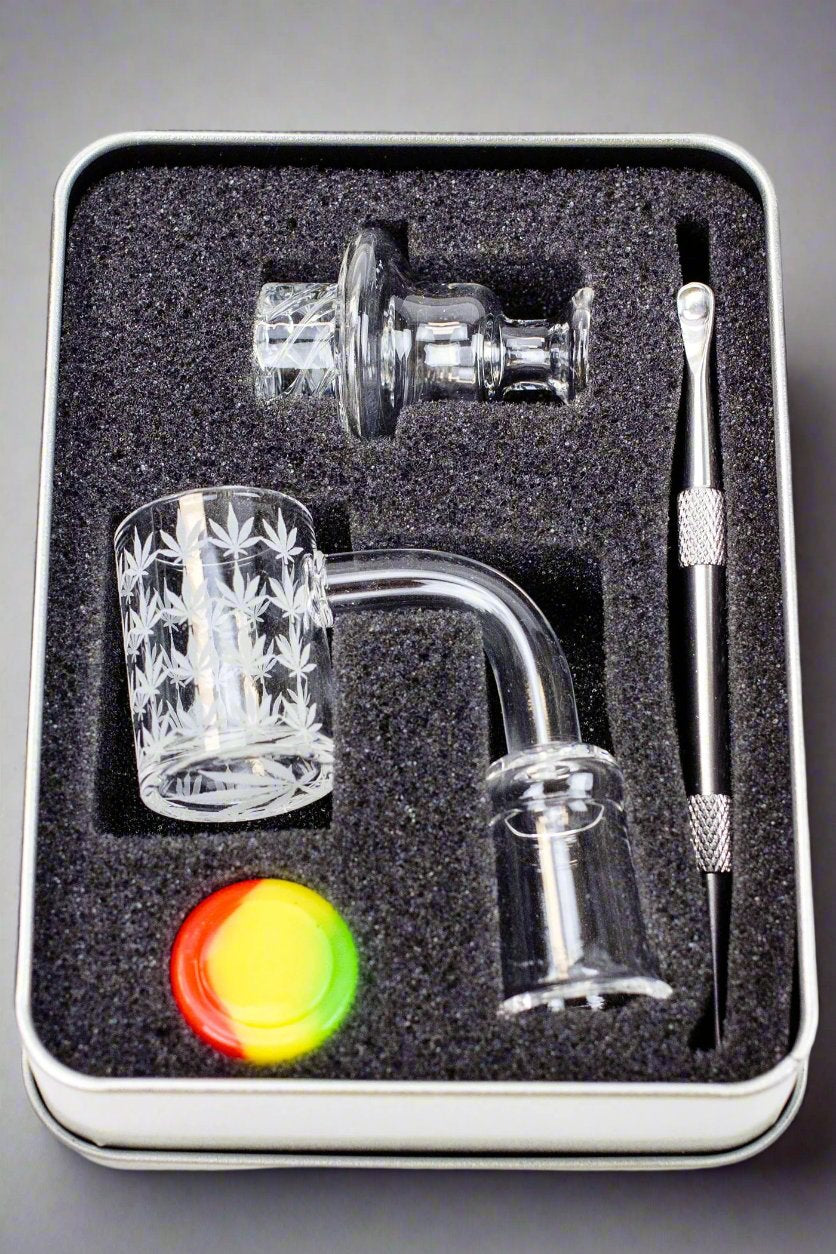 Quartz Banger and Carb Cap Kit for Dab Rig