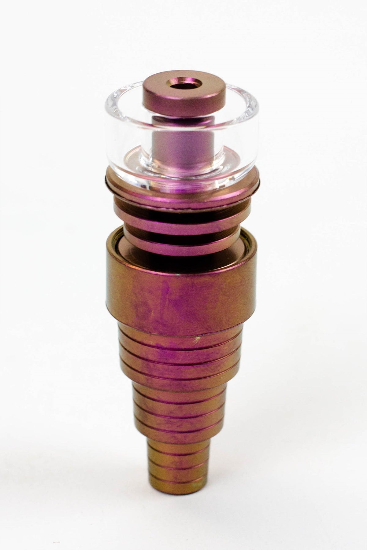 Color Titanium Domeless Nail with quartz dish_4