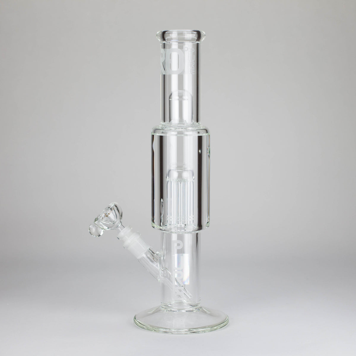 8 Arm Tree-Perc Straight Tube Bong from Pure Glass