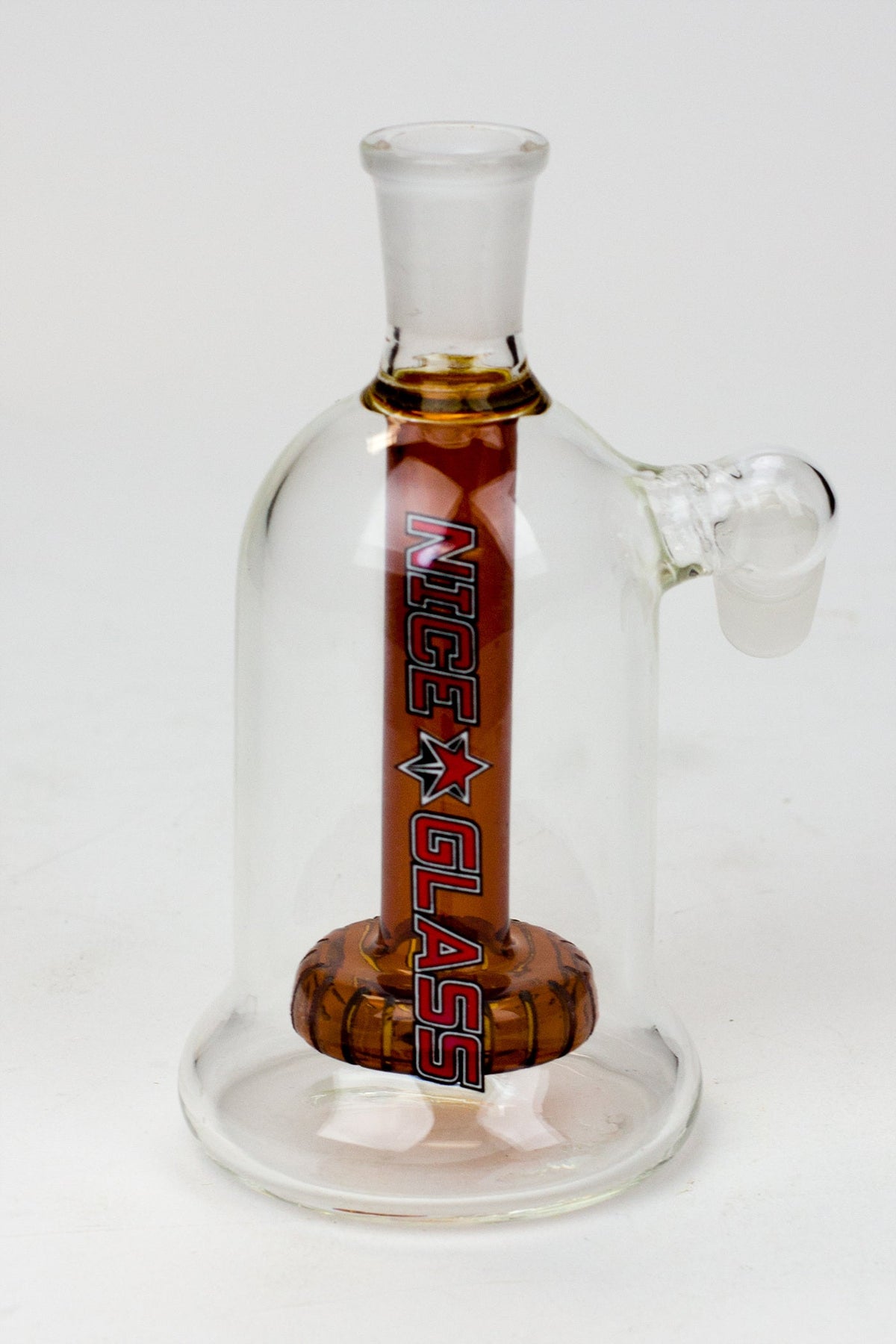 Nice Glass Ash Catcher With Showerhead Percolator For Bong