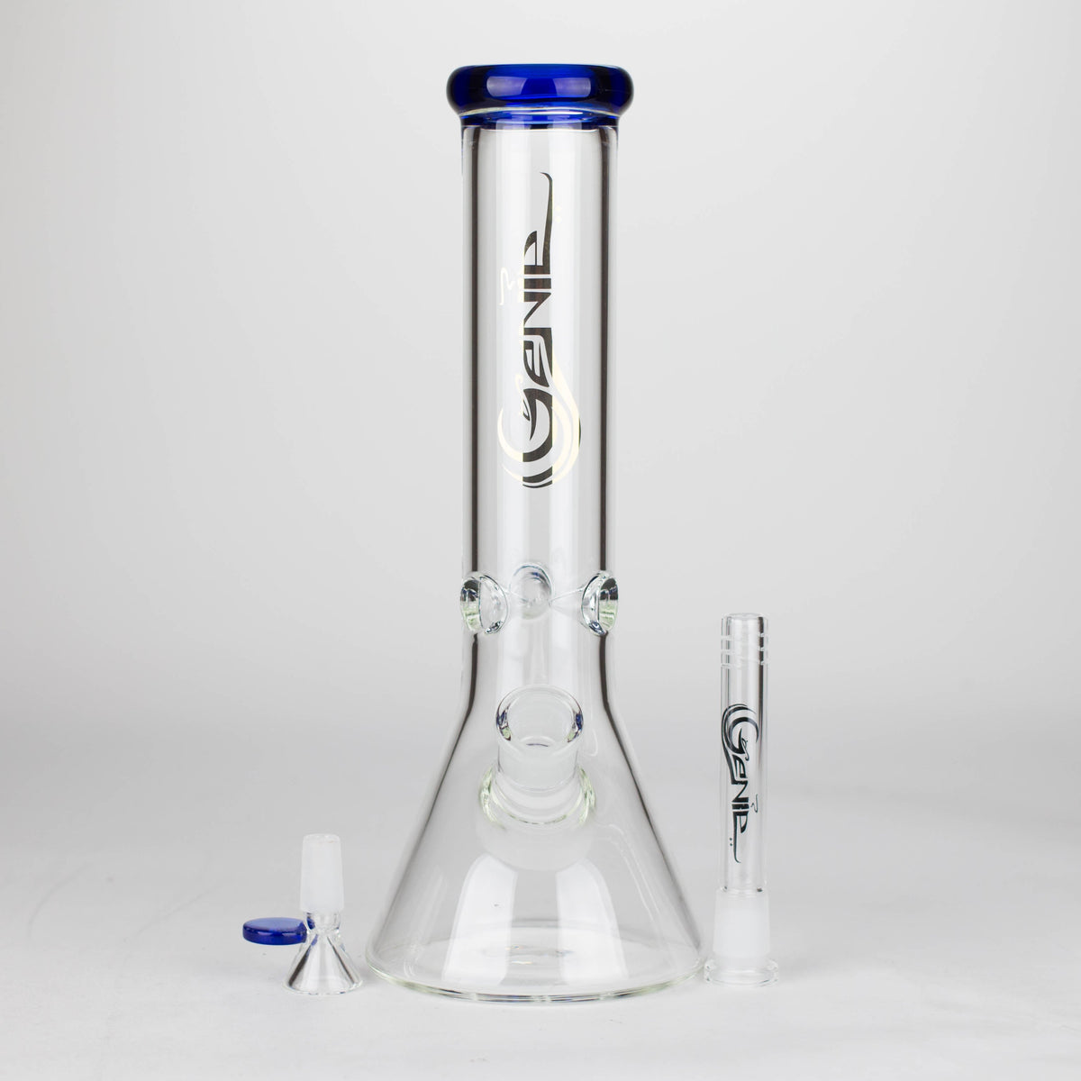 Genie 12" Classic Beaker Bong With Bowl Piece And Downstem