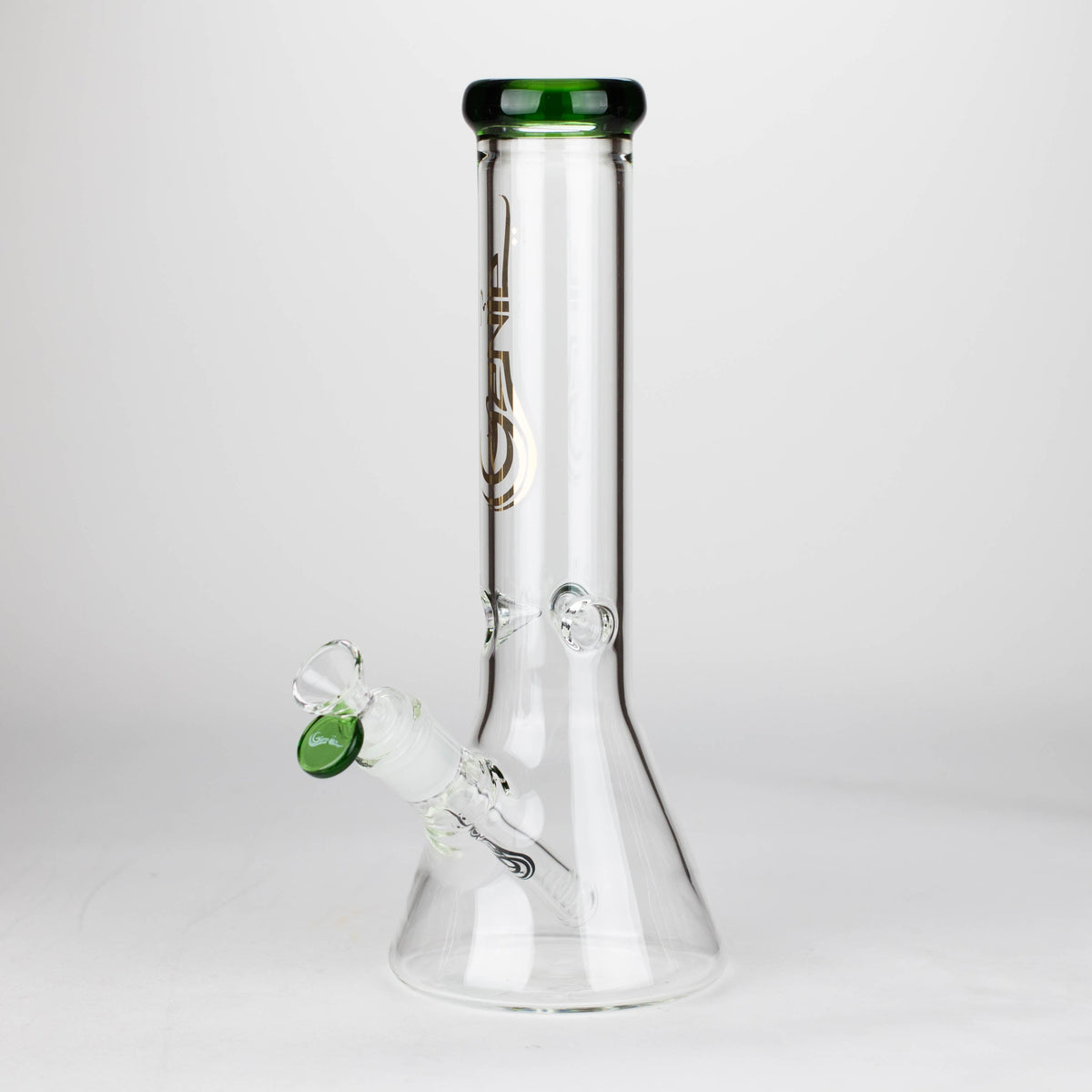 Genie 12" Green Classic Beaker Bong