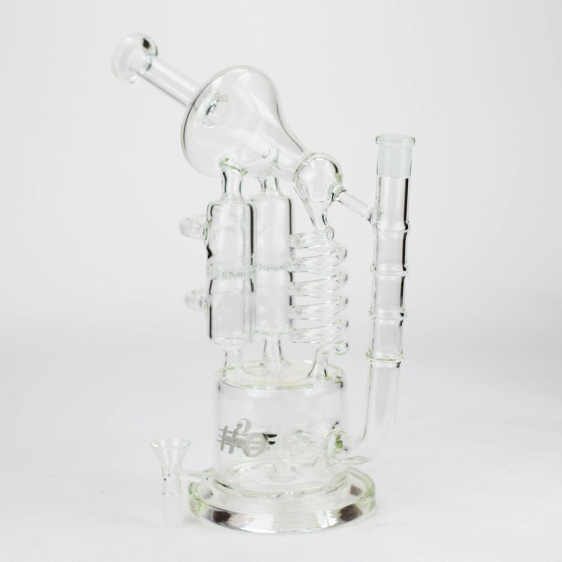 12 Inch Honeycomb Diffuser Recycler Bong from H2O