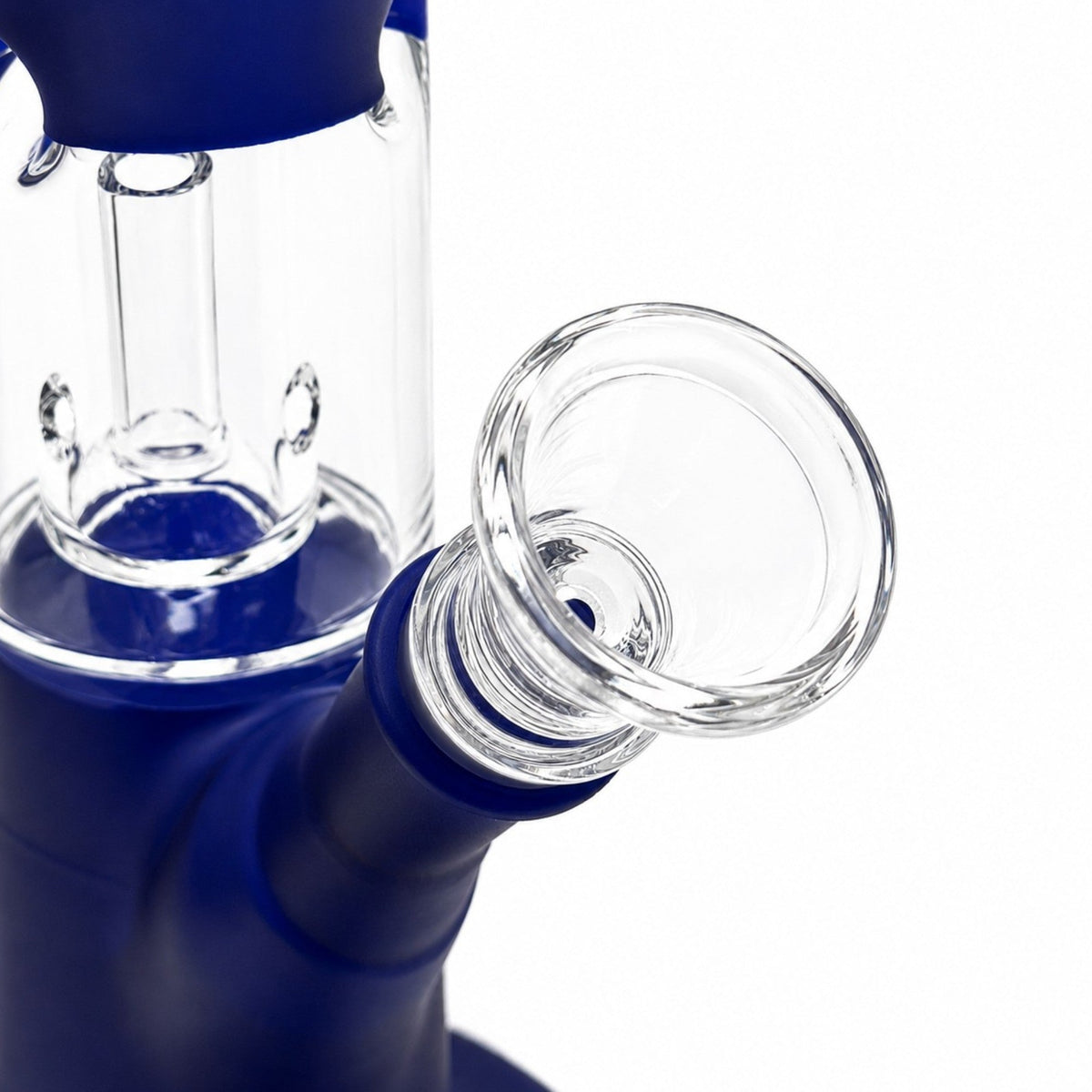 Mini Perc Straight Tube Bong Bowl Piece