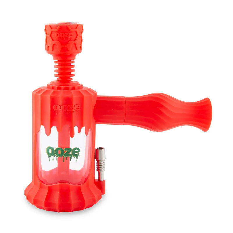 Ooze | Clobb –  Red Silicone Dab Rig Hybrid