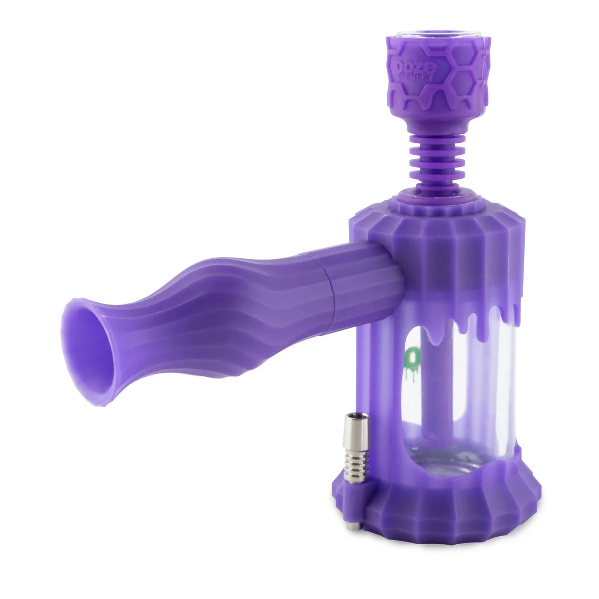 Ooze | Clobb – Purple Silicone Dab Rig Hybrid