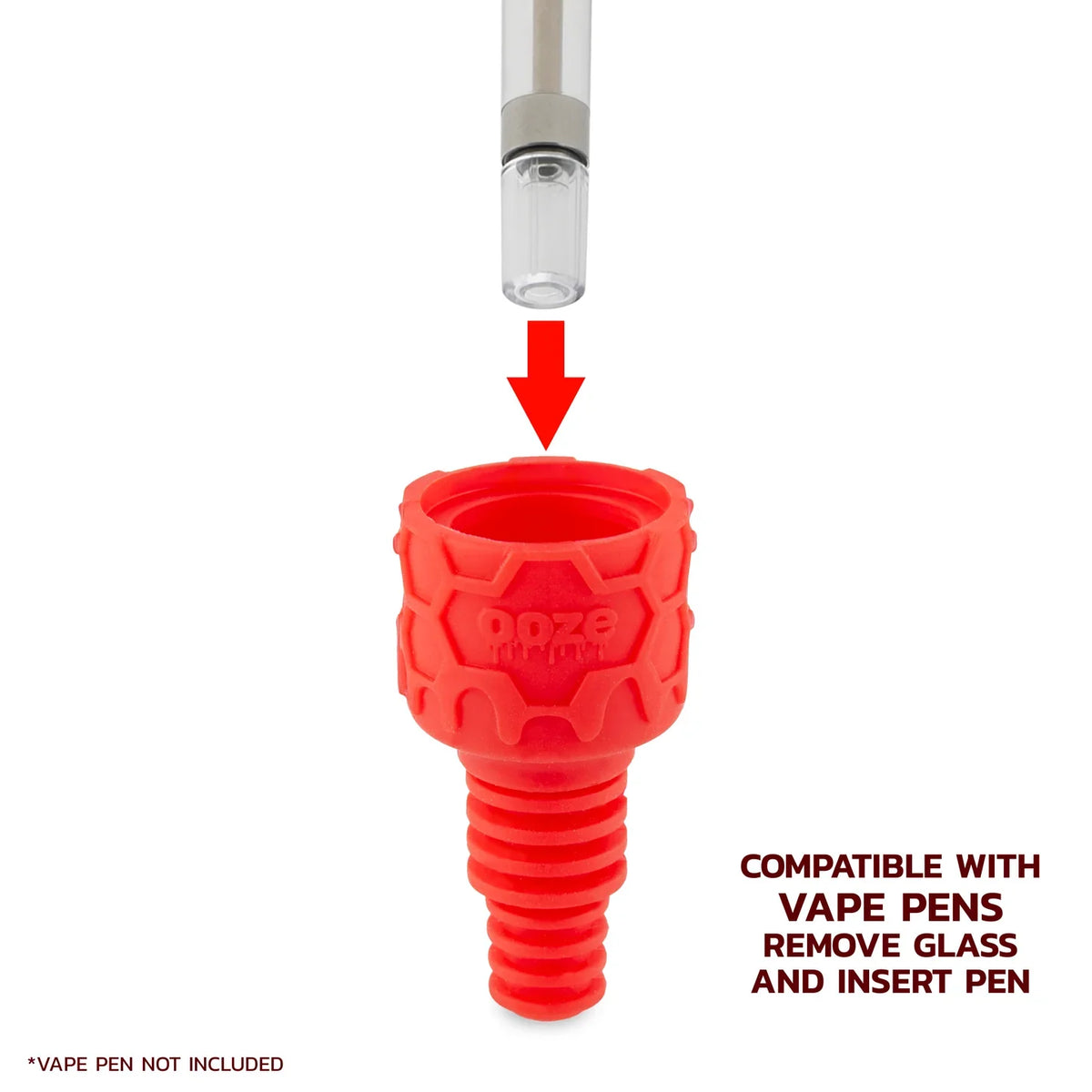 Ooze | Swerve Silicone Bong & Dab Rig Hybrid compatible with vape pens