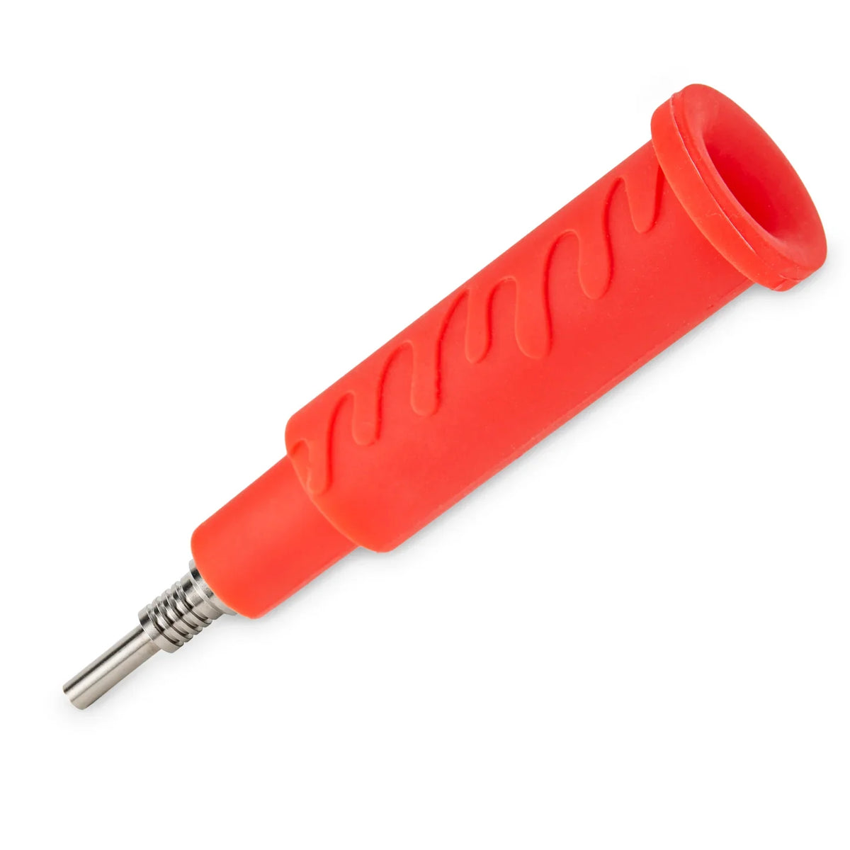 Ooze | Swerve Silicone Bong & Dab Rig Hybrid Red Dab Straw For Concentrates