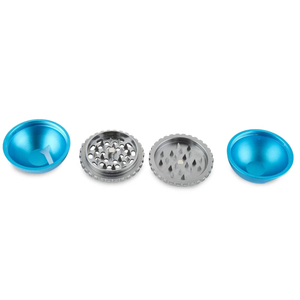 Ooze Saturn Blue 4 Part Grinder