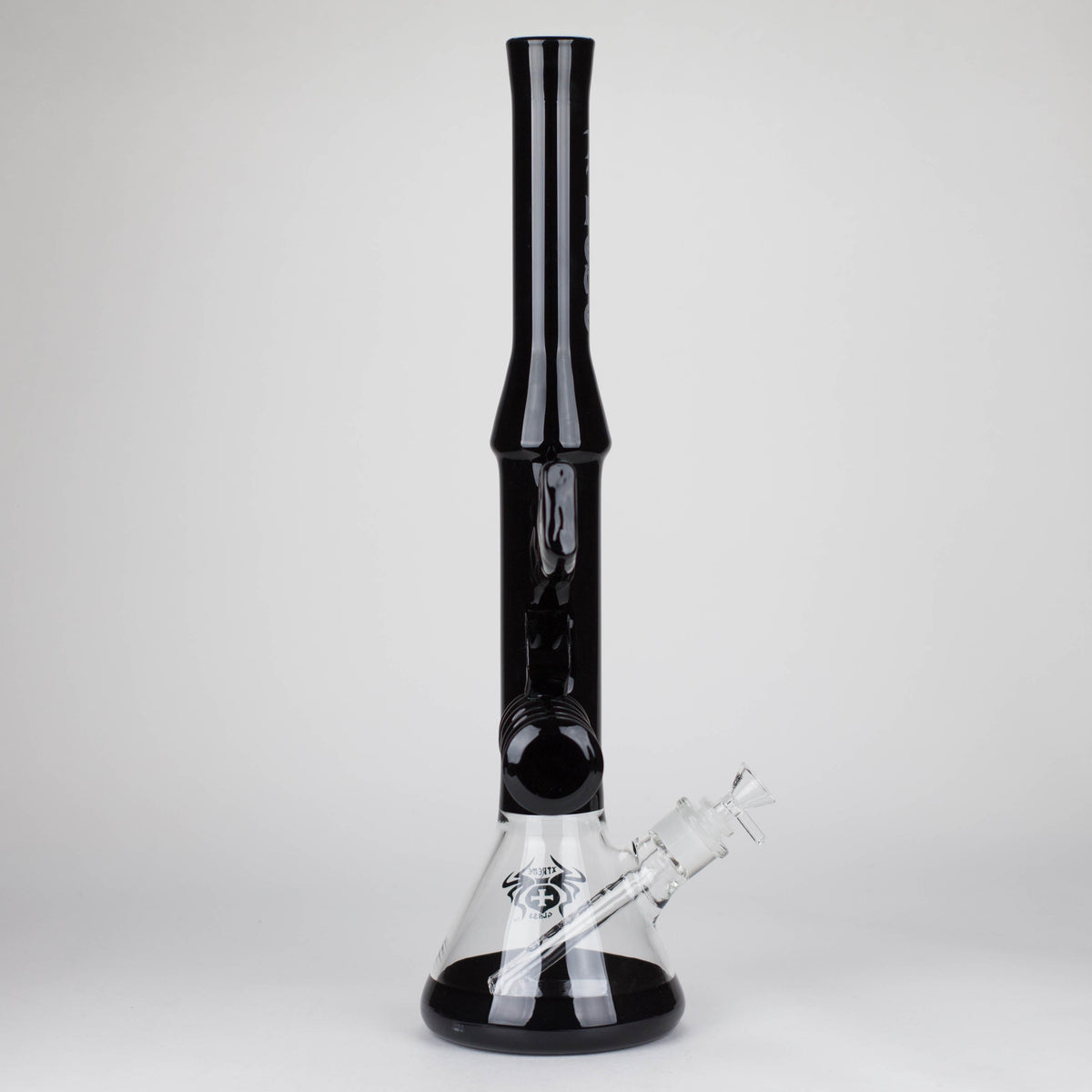 Side View of the 20 inch AK47 Beaker Bong by XTREME Glass