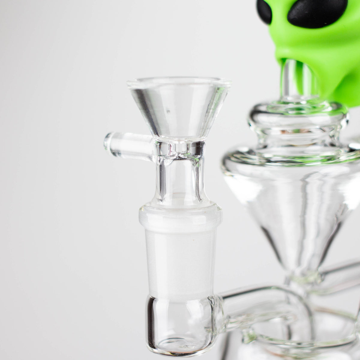 Bowl Piece part of the Alien Glass Recycler Bong