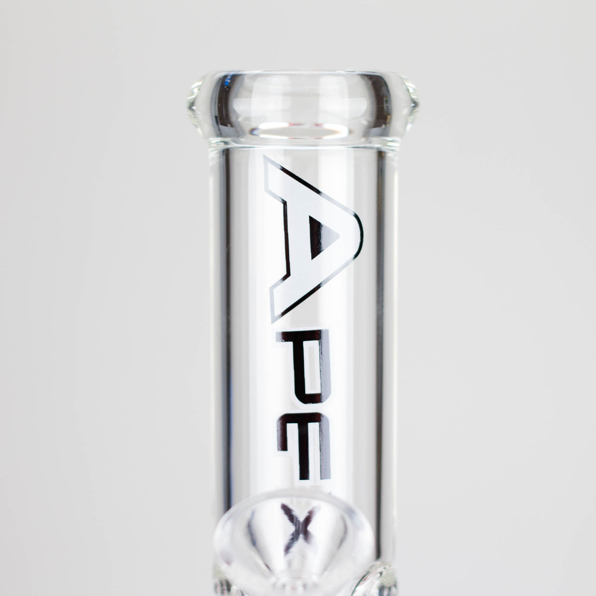 Glass Neck of the Apex 9-Inch Mini Straight Tube Bong