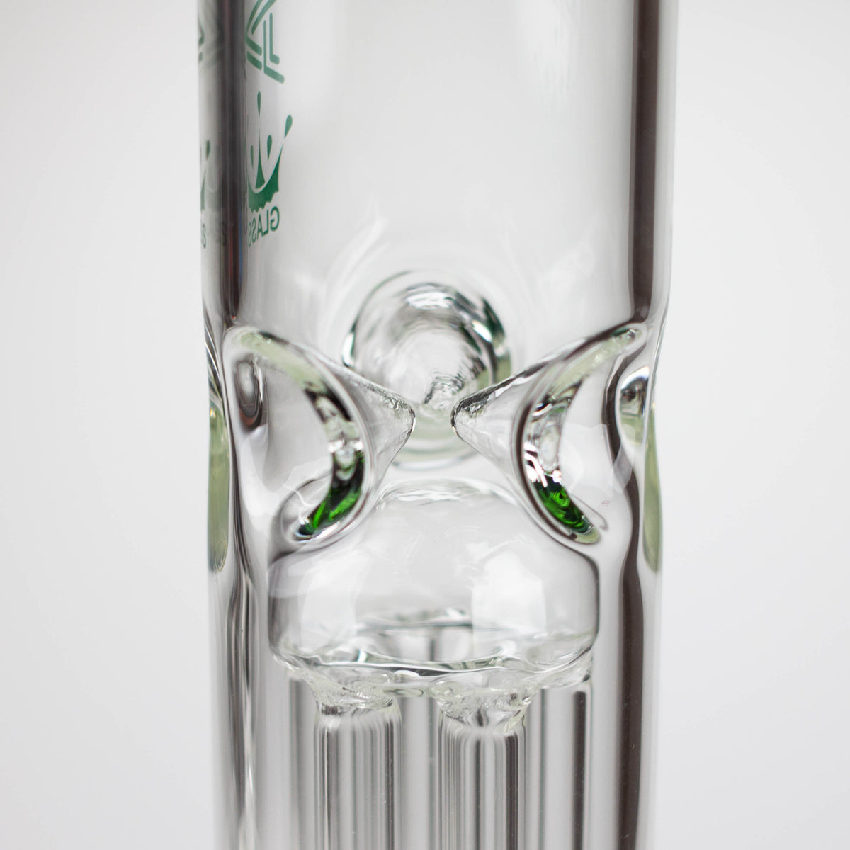 Ice Catcher in the 10 Inch Tree Perc Beaker Bong from AQUA Glass