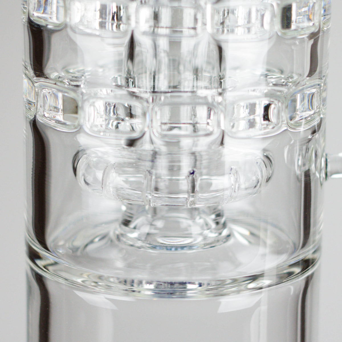 Armani Glass Premium Double Perc Bong Body