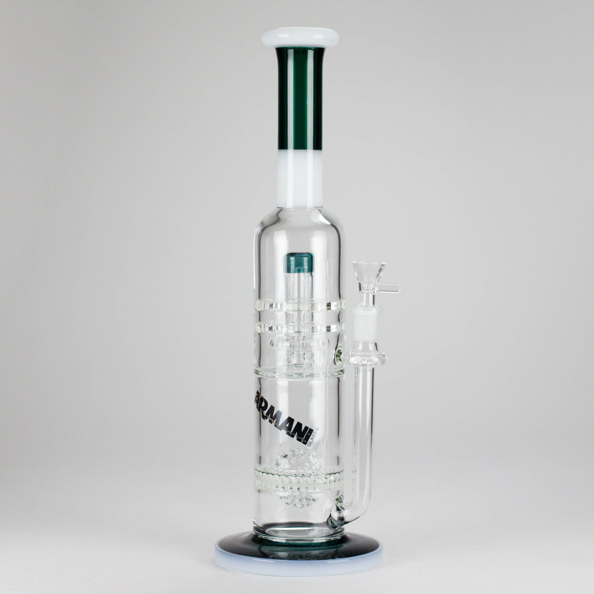 Armani Glass Premium Double Perc Bong For Sale