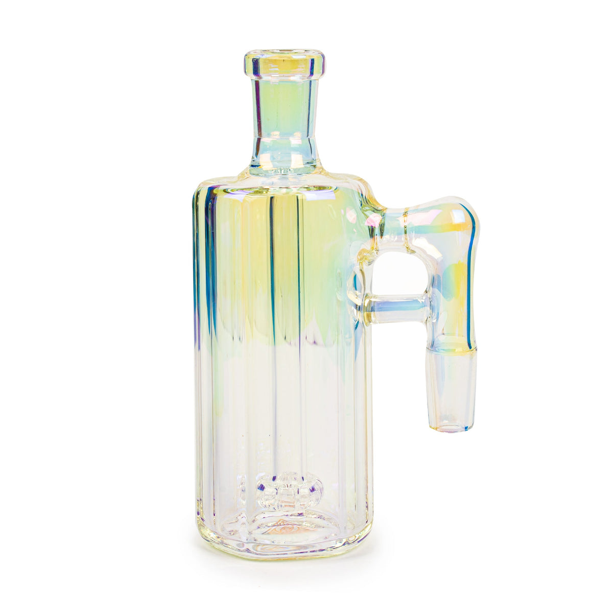 Premium Ash Catcher With UFO Perc in Yellow