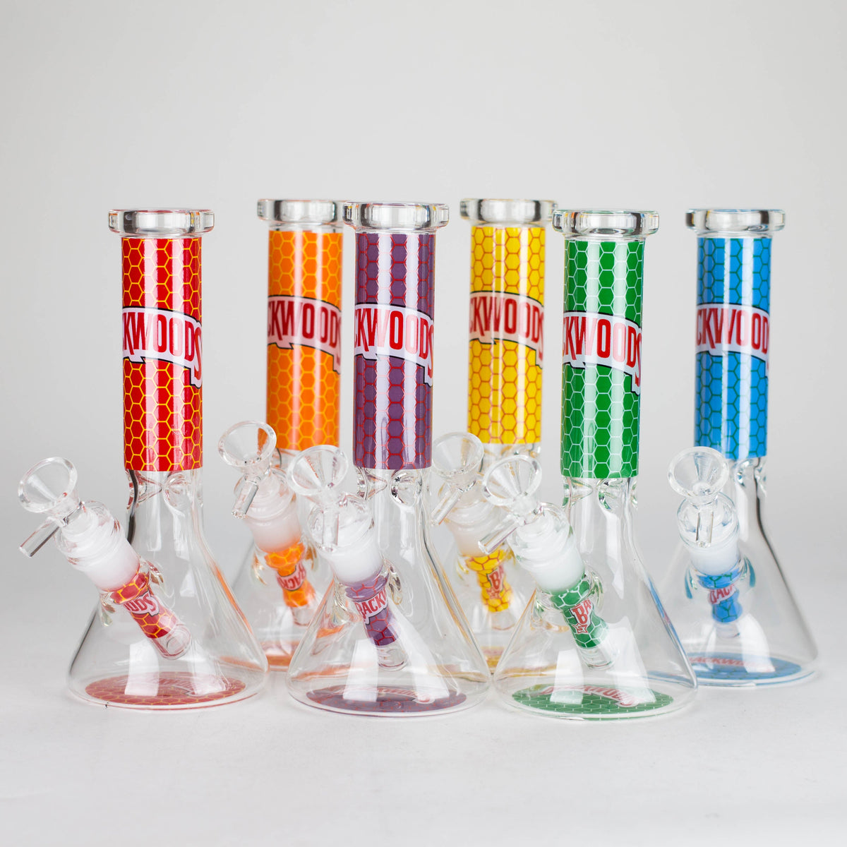 Six 7.5 Inch Backwoods Beaker Bongs 