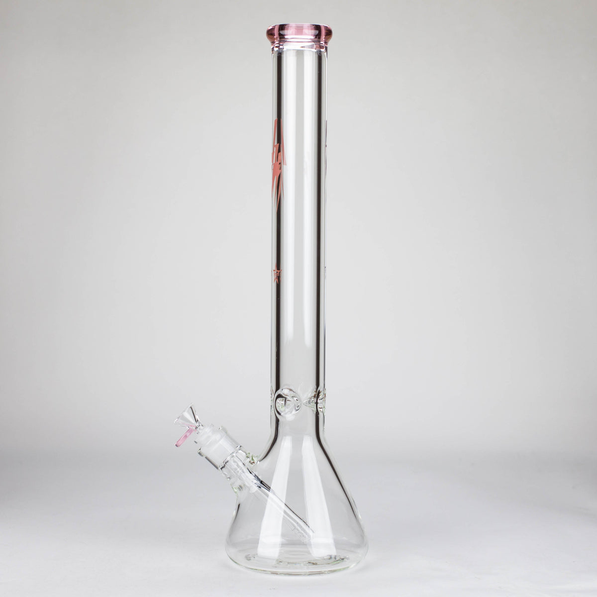 9mm Big Beaker Bong in Pink from HIT Glass