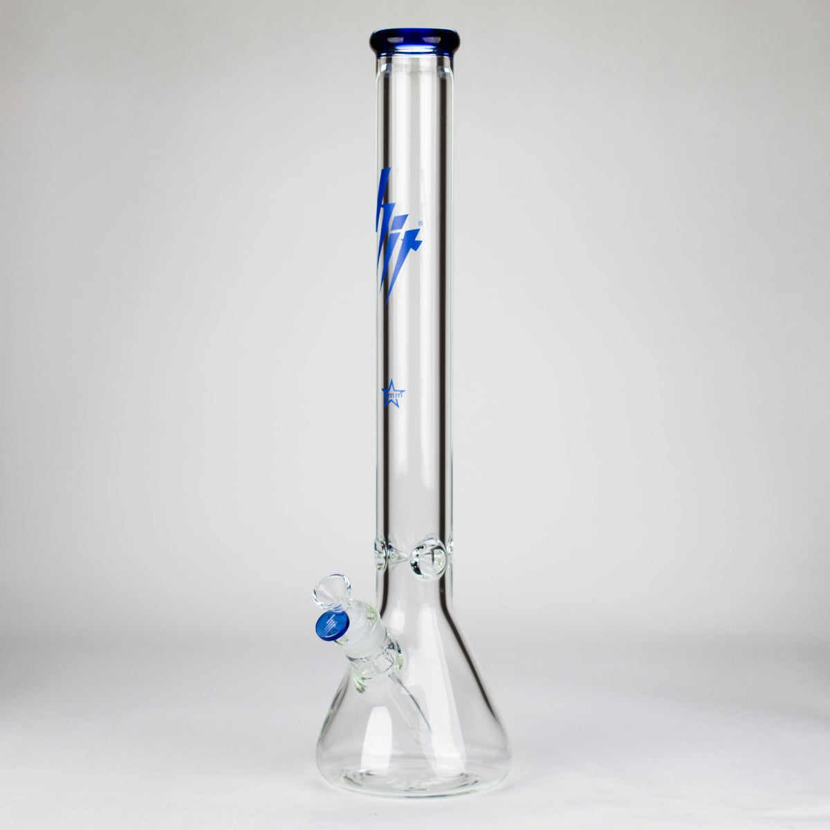 20 Inch Big Beaker Bong in Blue from HIT Glass