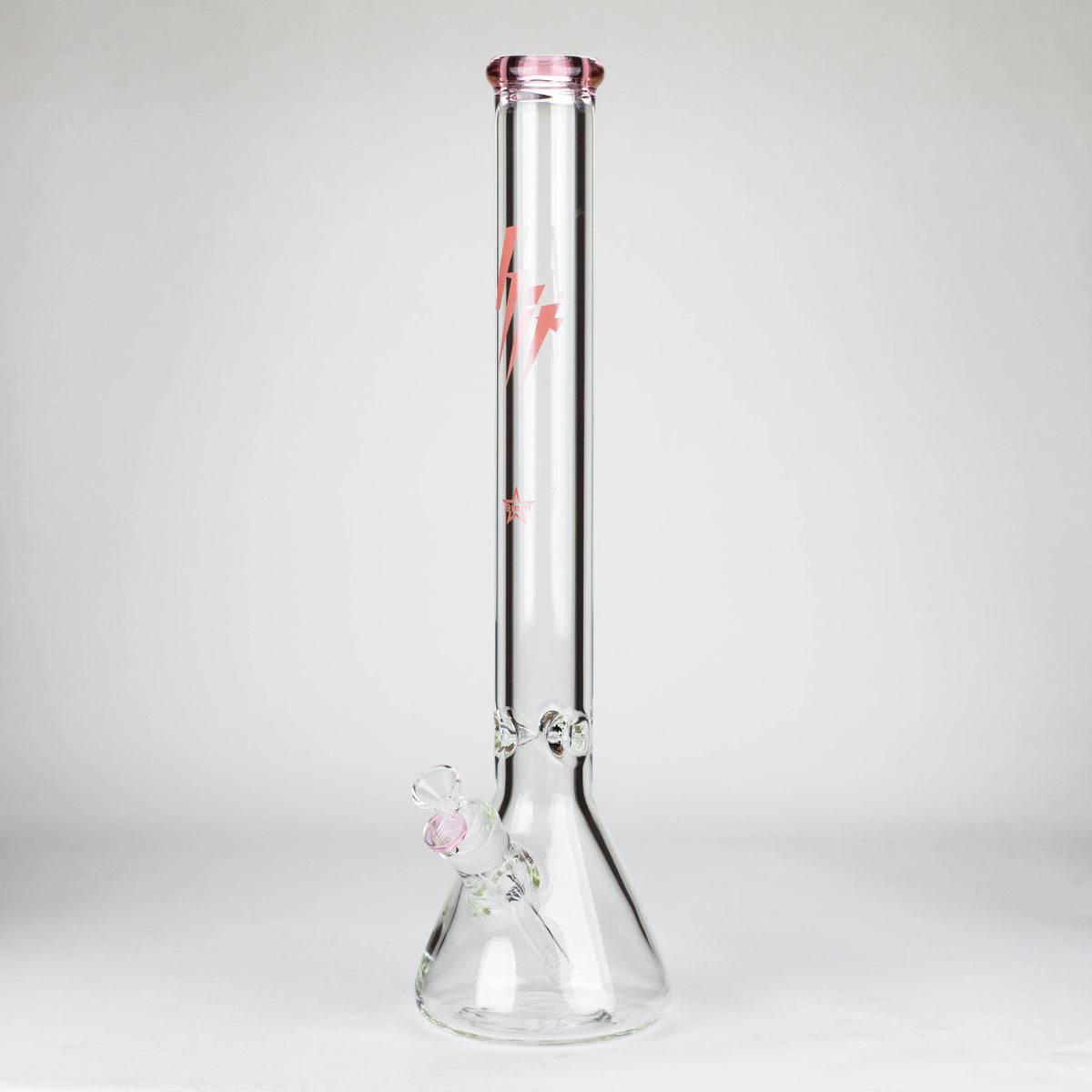 20 Inch Big Beaker Bong in Pink from HIT Glass