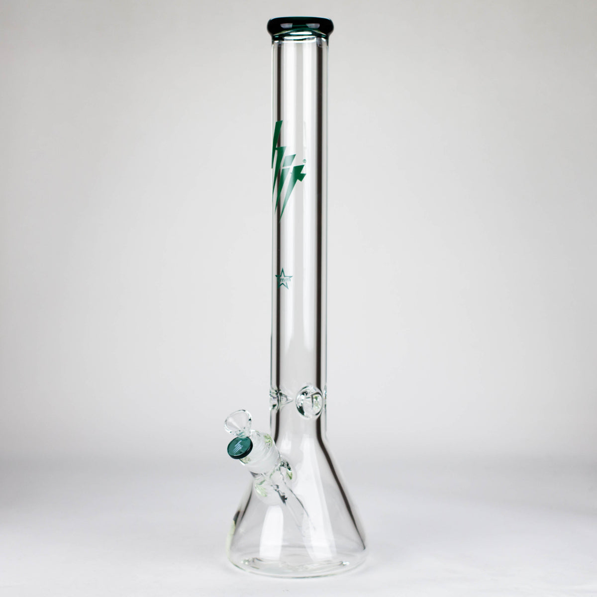 20 Inch Big Beaker Bong in Teal from HIT Glass