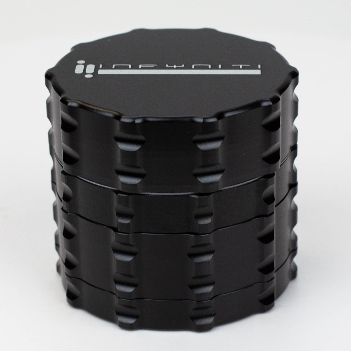 Big Black Steel Herb Grinder from Infyniti