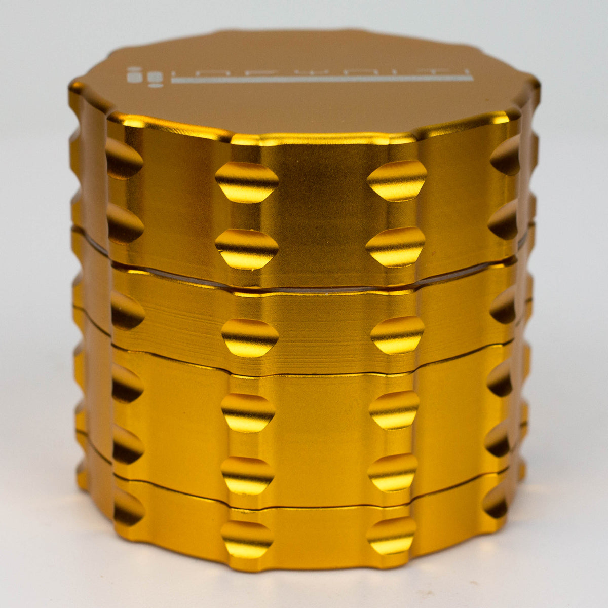 Big Gold Steel Herb Grinder from Infyniti