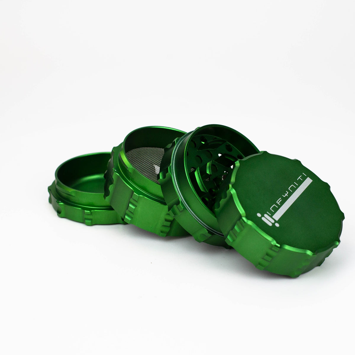 Big Green Steel Herb Grinder from Infyniti