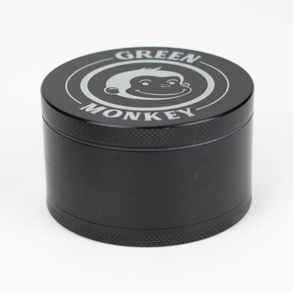 75MM Big 4 Piece Metal Grinder by Green Monkey in Black