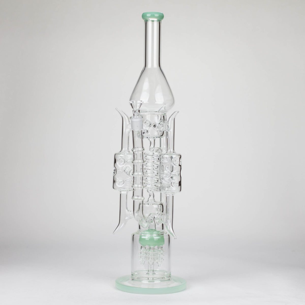 20 Inch Big Recycler Bong With Coil Diffuser