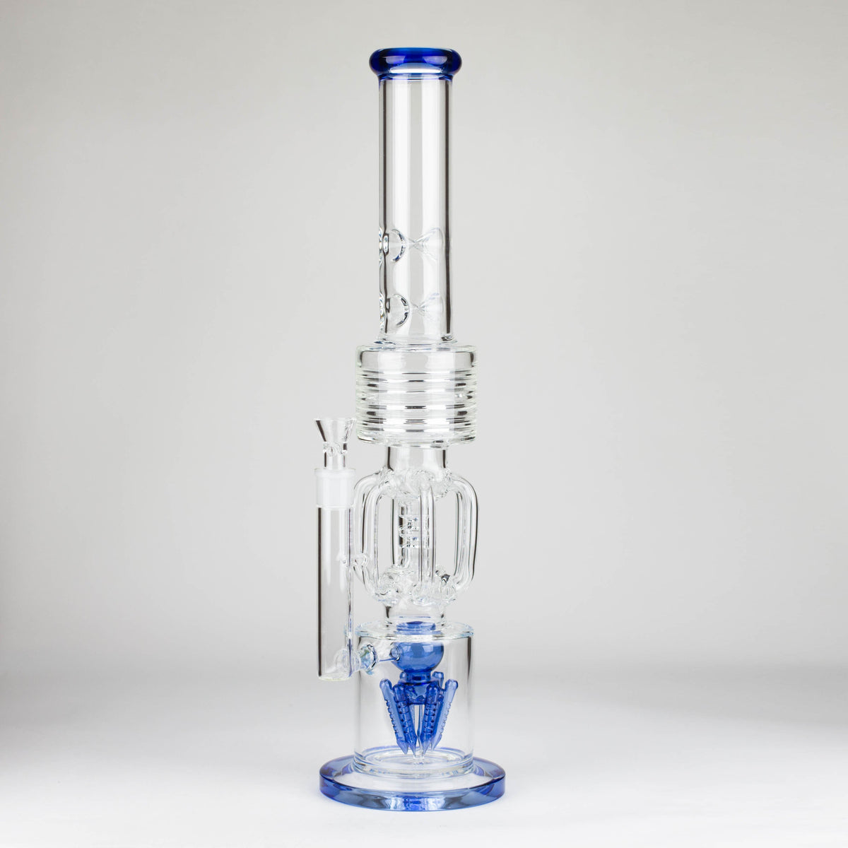 20 Inch Big Blue Recycler Bong with Spider Percolator