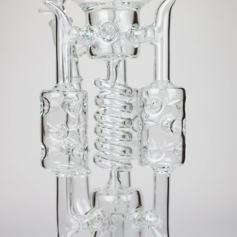 Intricate Coiled Recycler Body for the 20 Inch Big Recycler Bong With Diffuser