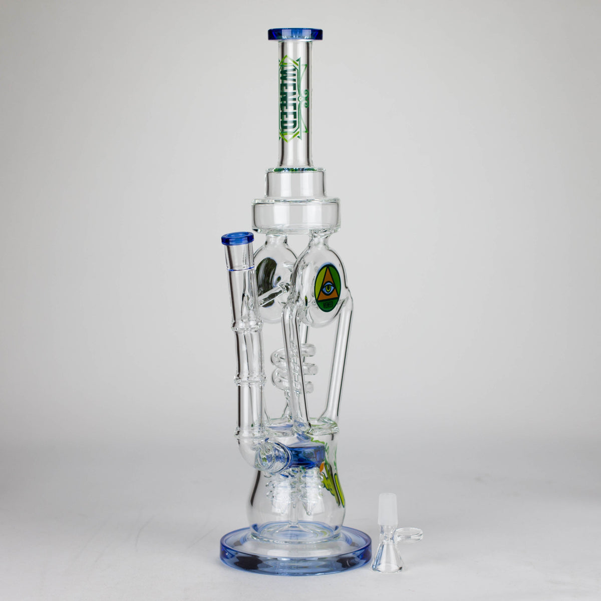 Infinity Tower Recycler Perc Bong in 15 Inches