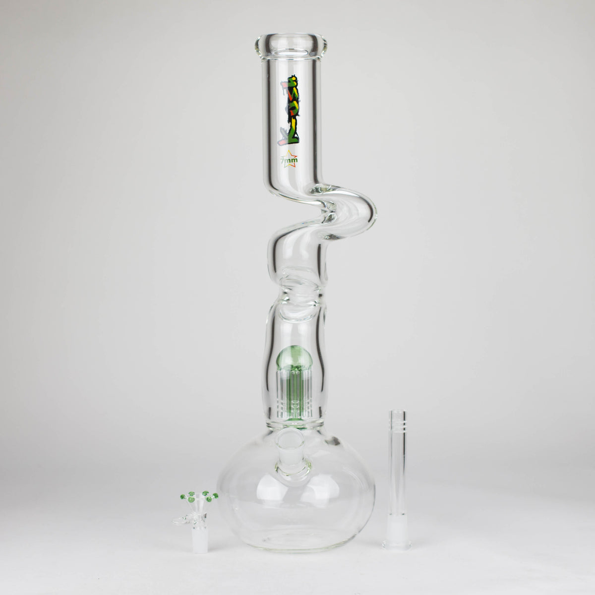 17 INCH Big Tree-Arm Perc Bong by KUSH Glass