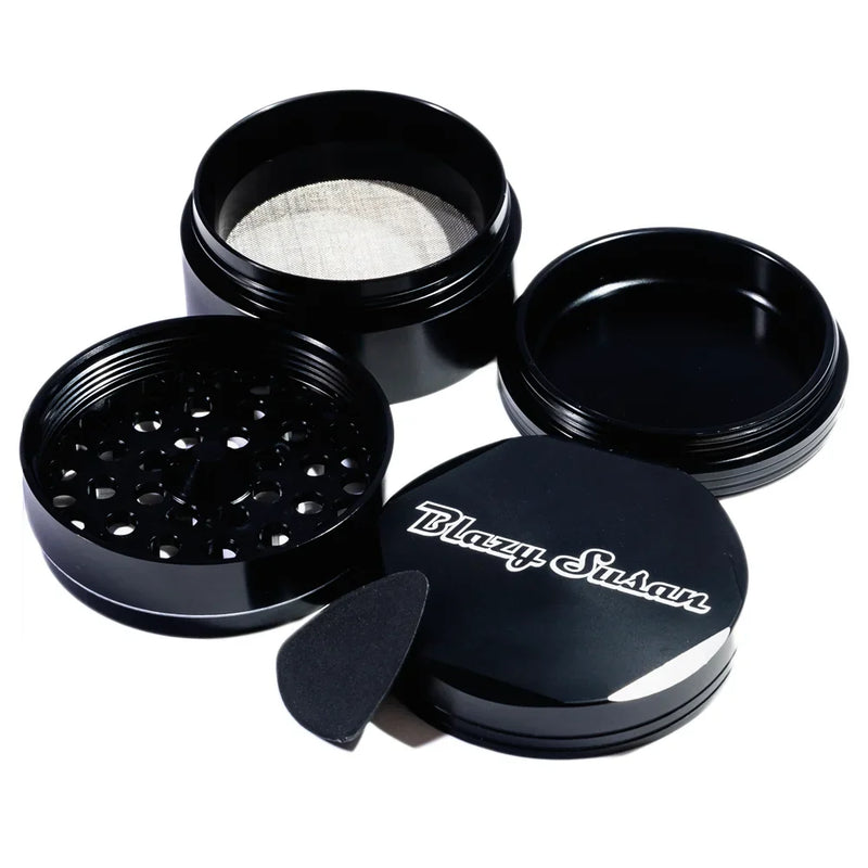 Black Aluminum Grinder from Blazy Suzan