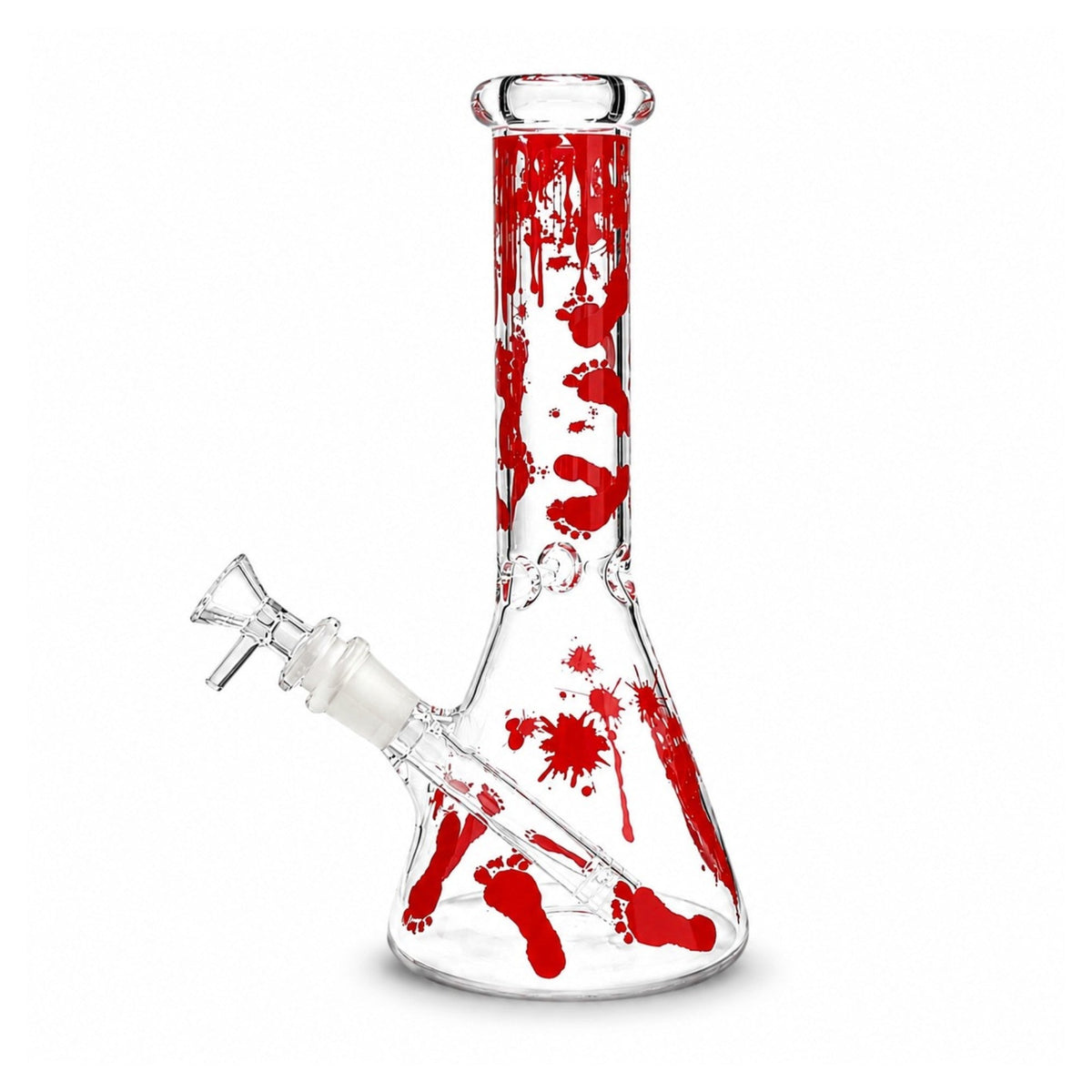 Blood Spatter Beaker Bong