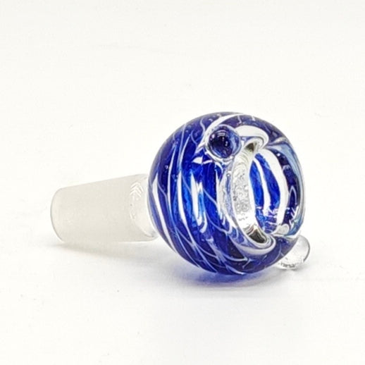 Blue 14mm Round Bowl Piece