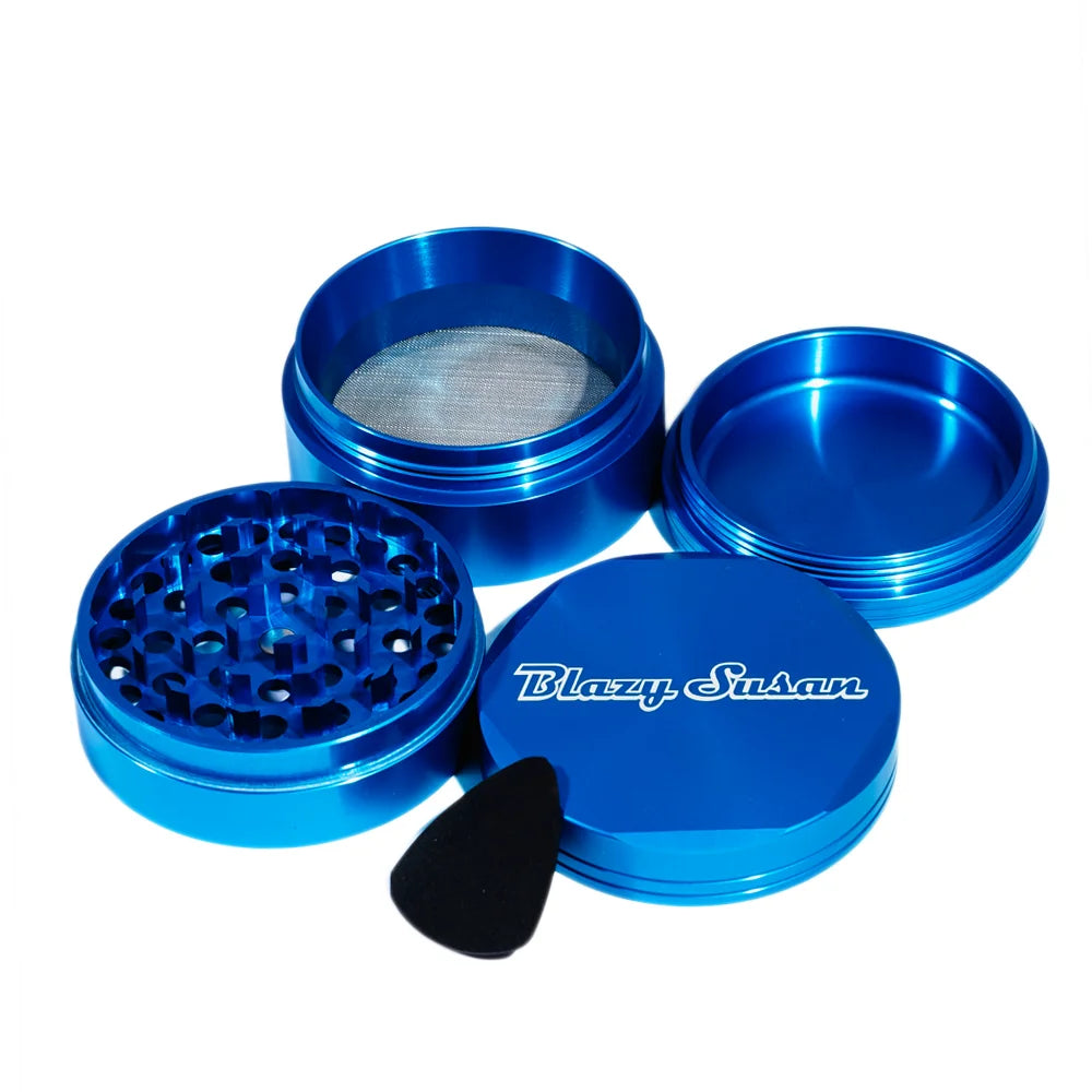 Blue Aluminum Grinder from Blazy Suzan