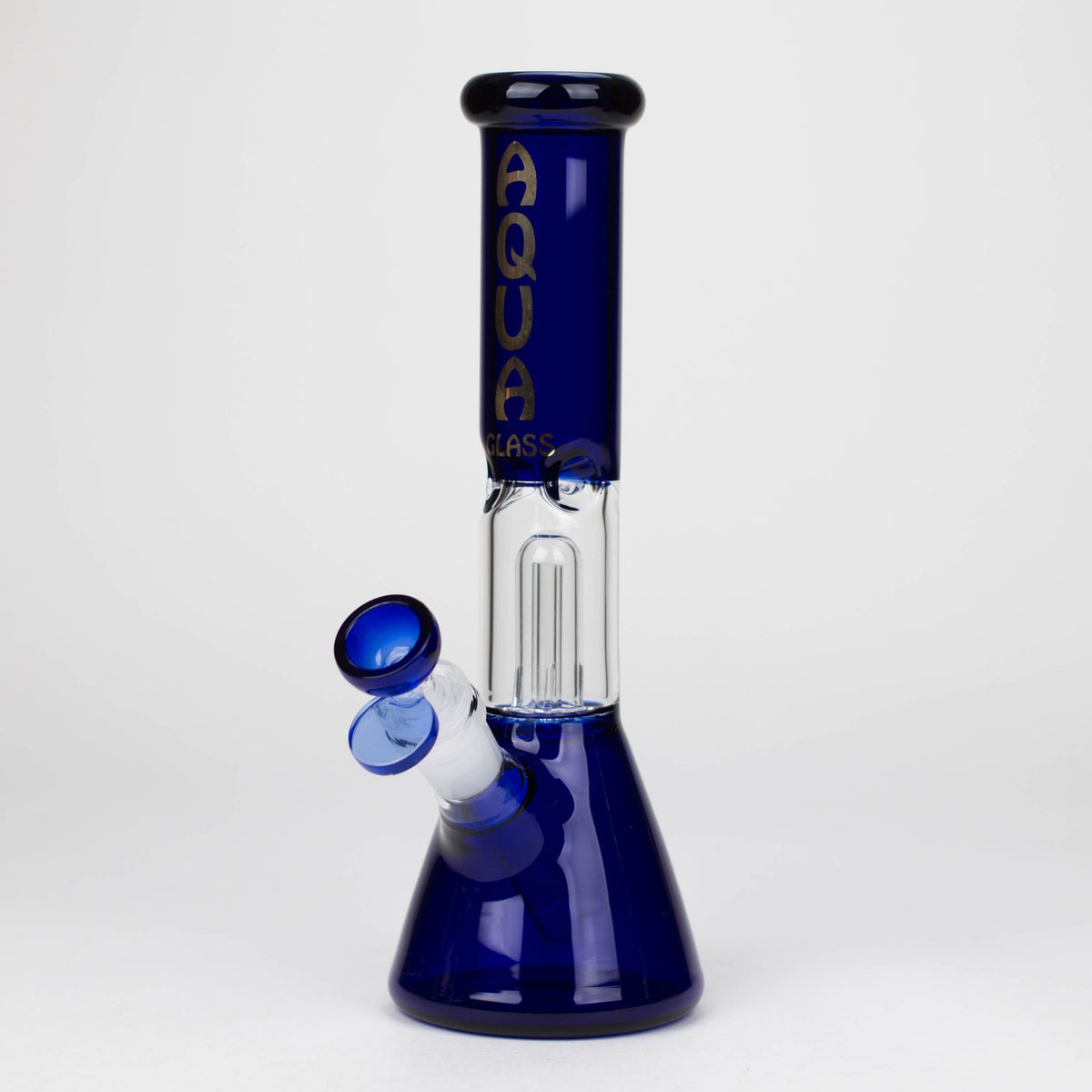 Blue Beaker Bong with Dome Percolator From AQUA Glass