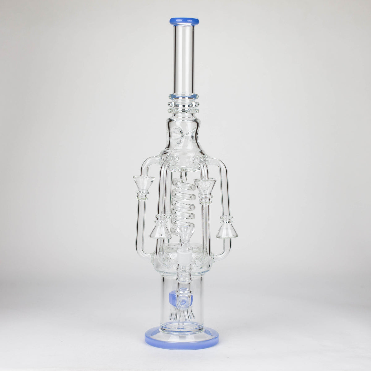 19 Inch Glass Recycler Bong With Showerhead Perc