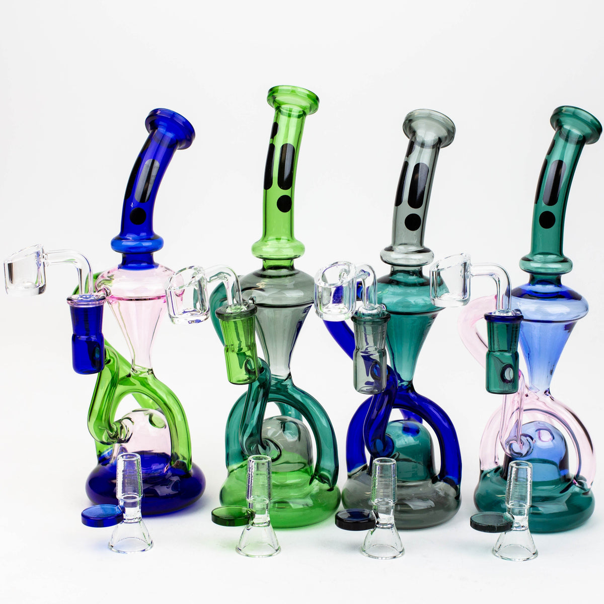 Infyniti | 10" Glass Recycler Rig in Quebec, Canada