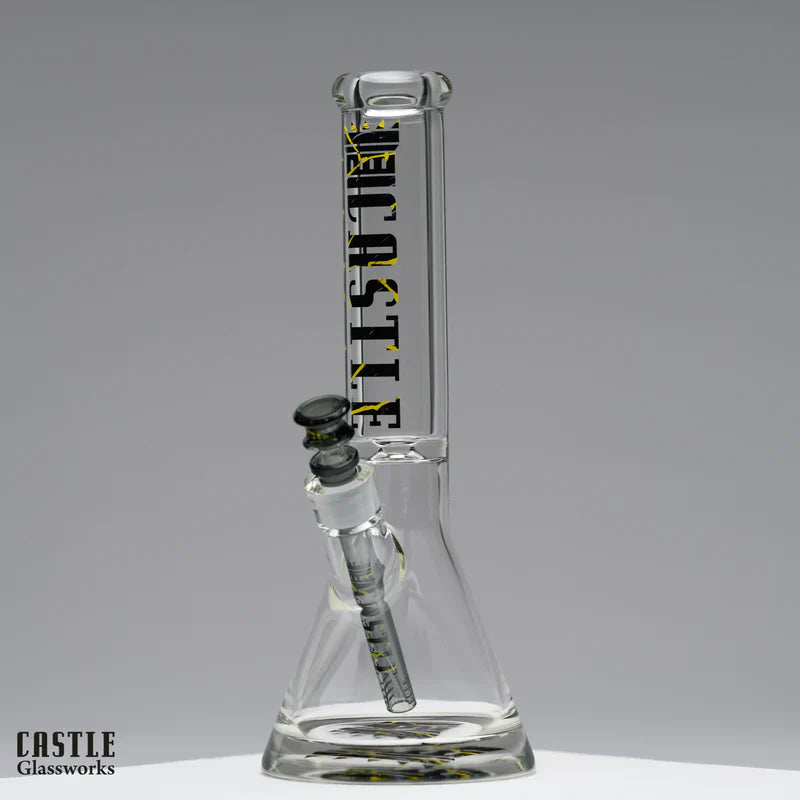 Castle Glassworks Bolt Beaker Bong