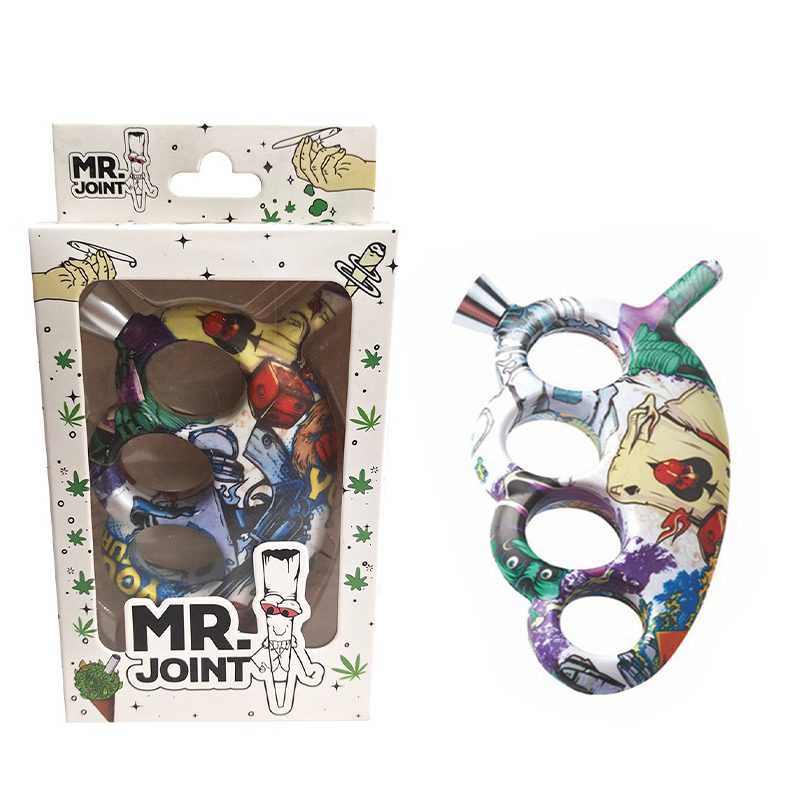 Brass Knuckles Weed Pipe from Mr Joint